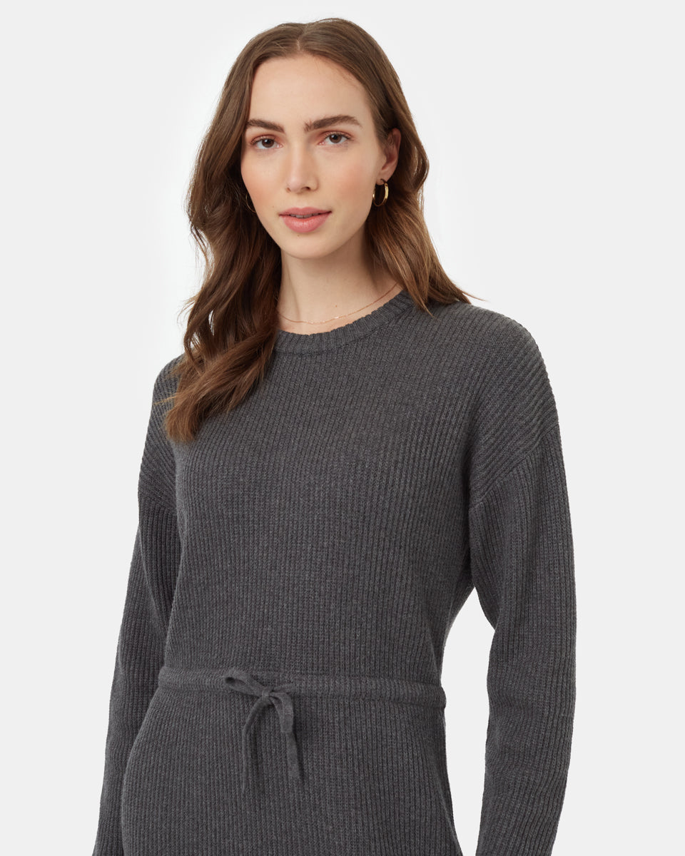 Highline Drawstring Sweater Dress-4