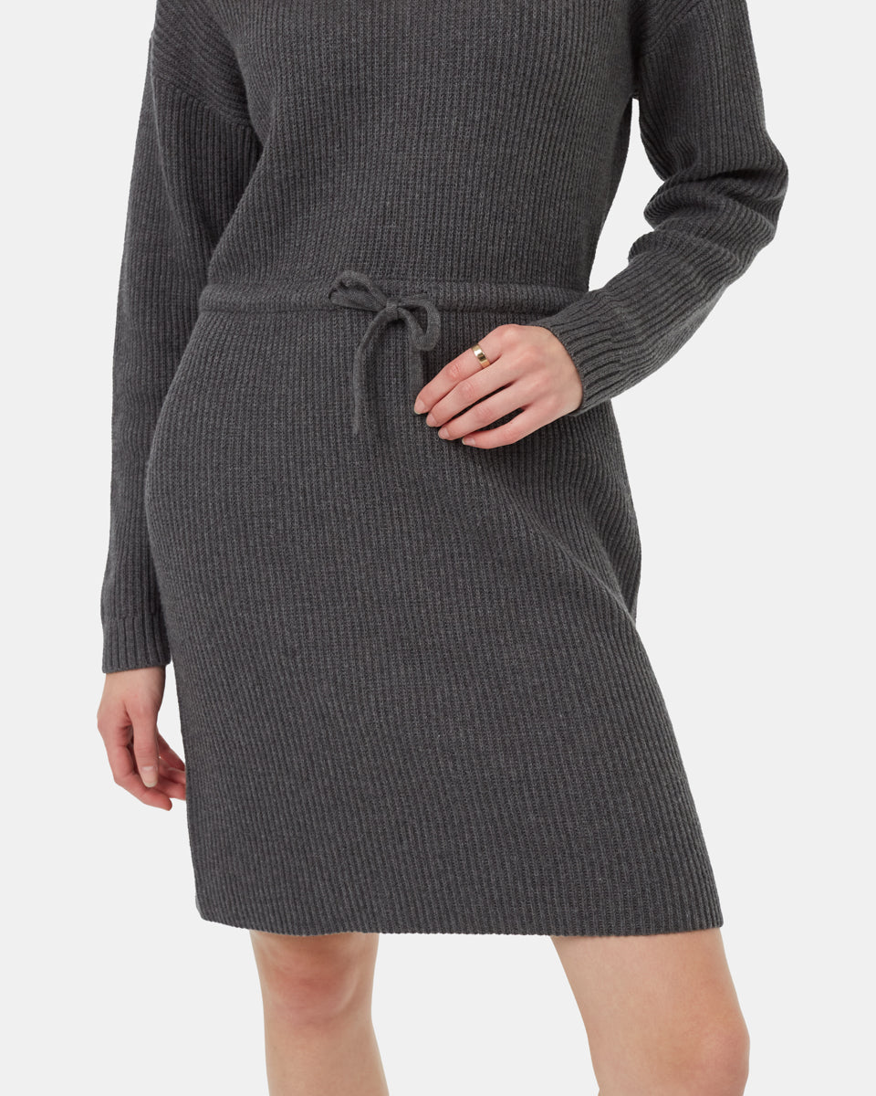 Highline Drawstring Sweater Dress-5