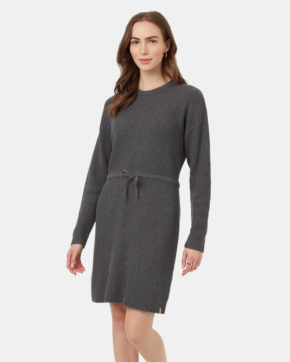 Highline Drawstring Sweater Dress-2