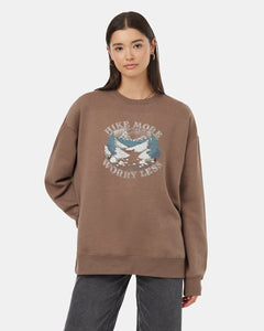 Hike More Oversized Crew-1