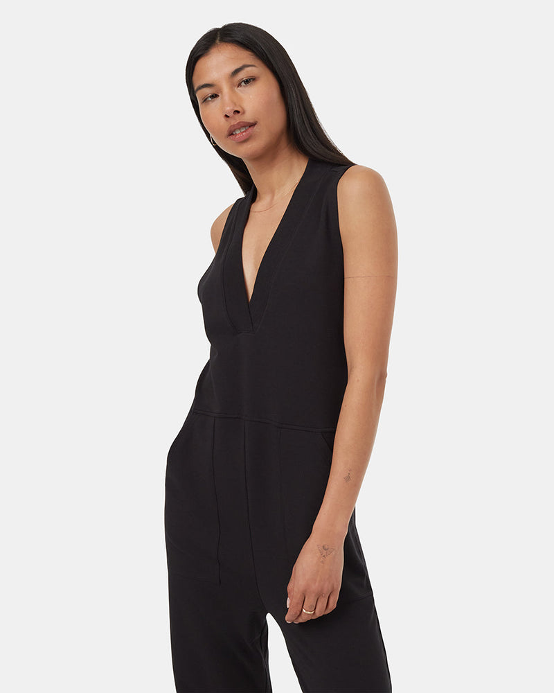 SoftTerry Light V-Neck Jumpsuit-2