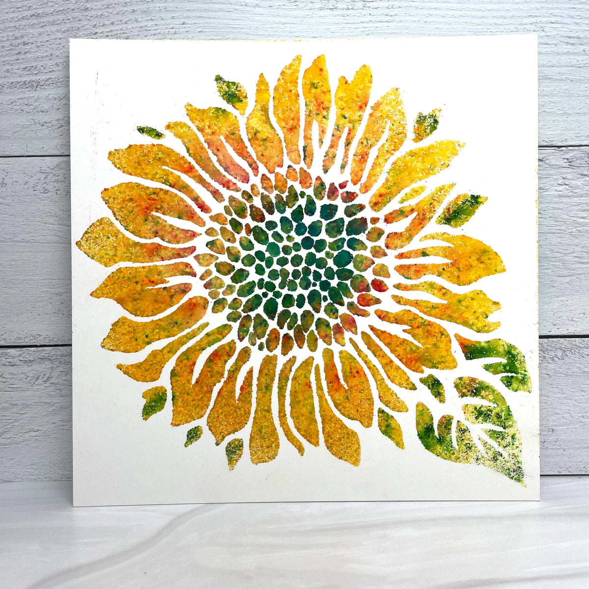 Gabarit The Crafters Workshop 15x15 cm Tournesol Joyeux-2