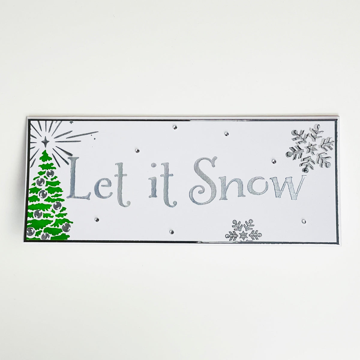 The Crafters Workshop Slimline Layered Holiday Words-3