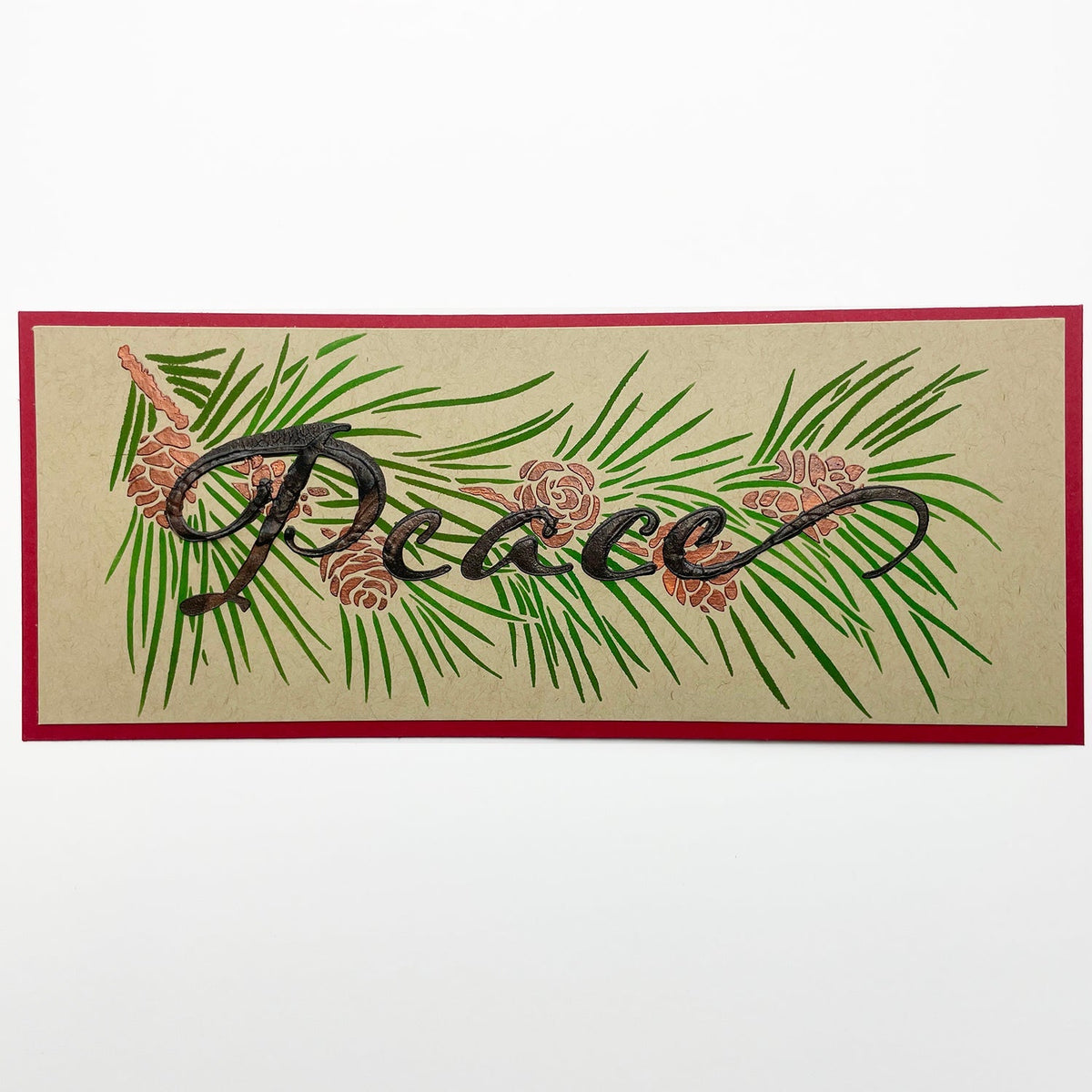 The Crafters Workshop Slimline Layered Pinecone Branch-2