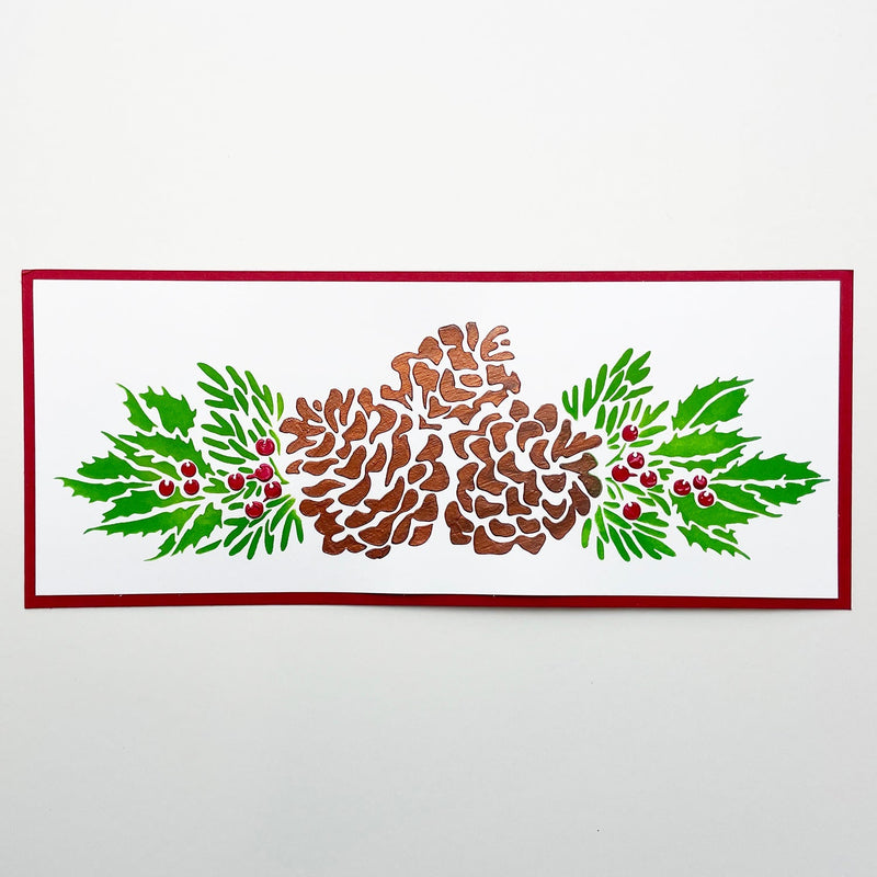 The Crafters Workshop Slimline Layered Pine Spray-2
