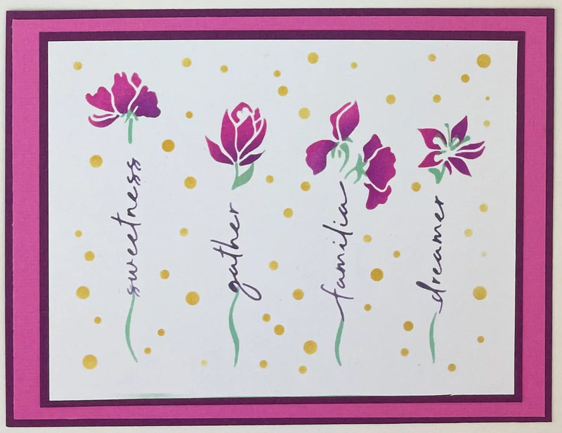 The Crafters Workshop A2 Layered Word Flowers-3