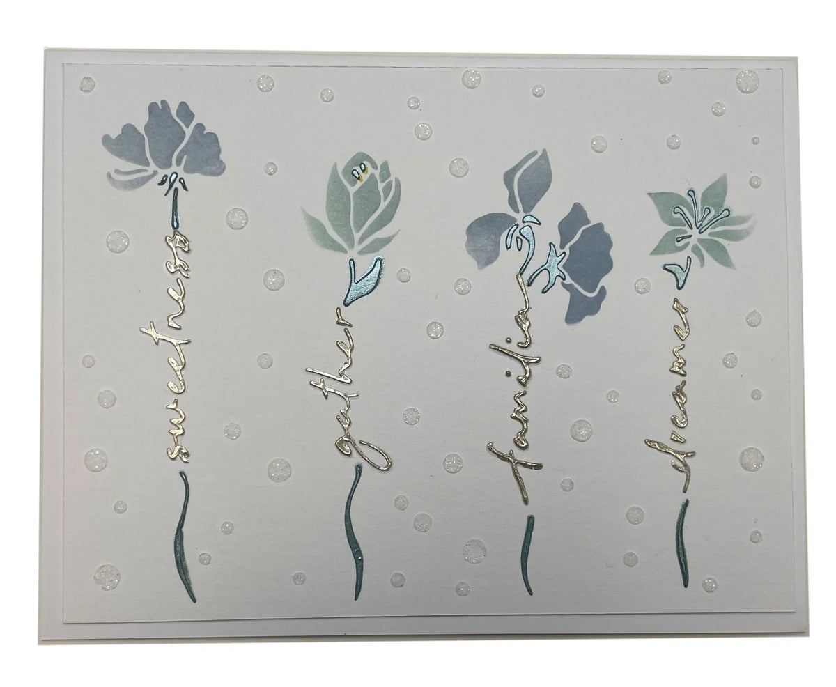 The Crafters Workshop A2 Layered Word Flowers-4