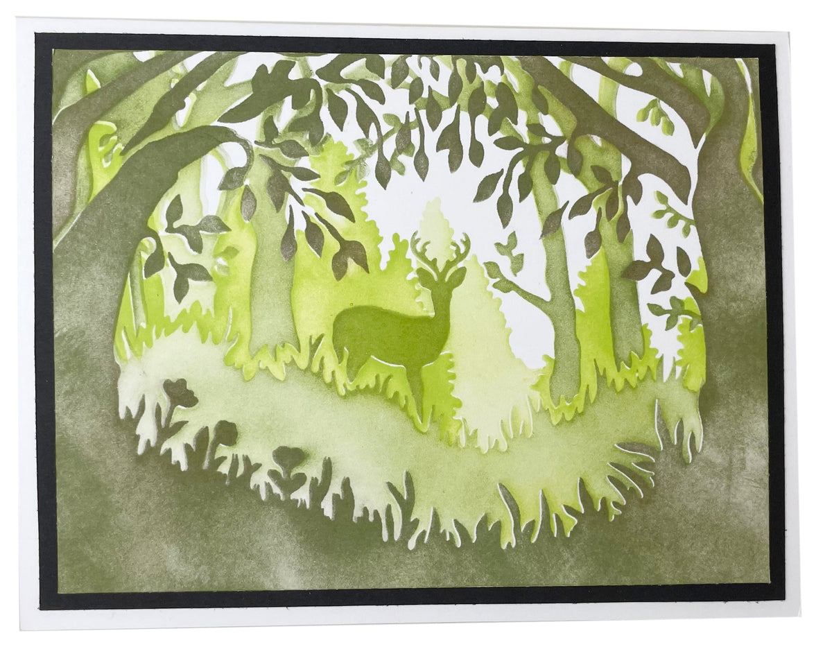 The Crafters Workshop A2 Layered Forest Scene-2