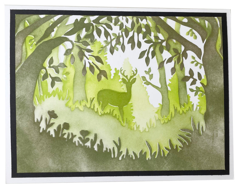 The Crafters Workshop A2 Layered Forest Scene-2
