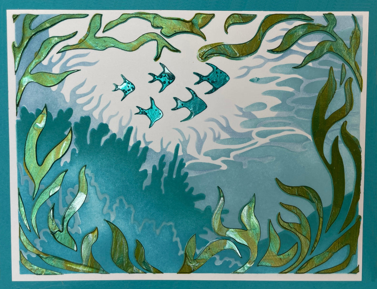 The Crafters Workshop A2 Layered Sea Paradise-3