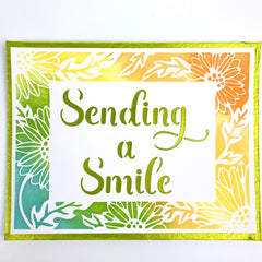 The Crafters Workshop A2 Sunflowers Vines Frames-4
