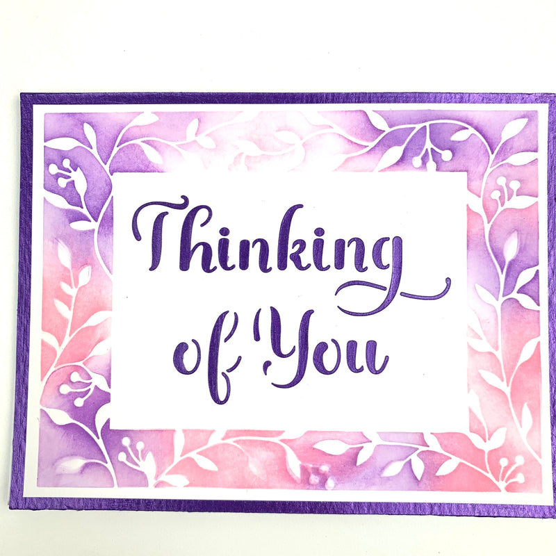 The Crafters Workshop A2 Sunflowers Vines Frames-5