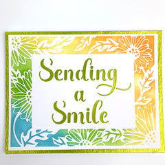 The Crafters Workshop A2 Sunflowers Vines Frames-7