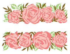 The Crafters Workshop Layered Rose Banner-2
