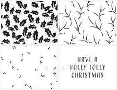 The Crafters Workshop A2 Layered Holly Background-1