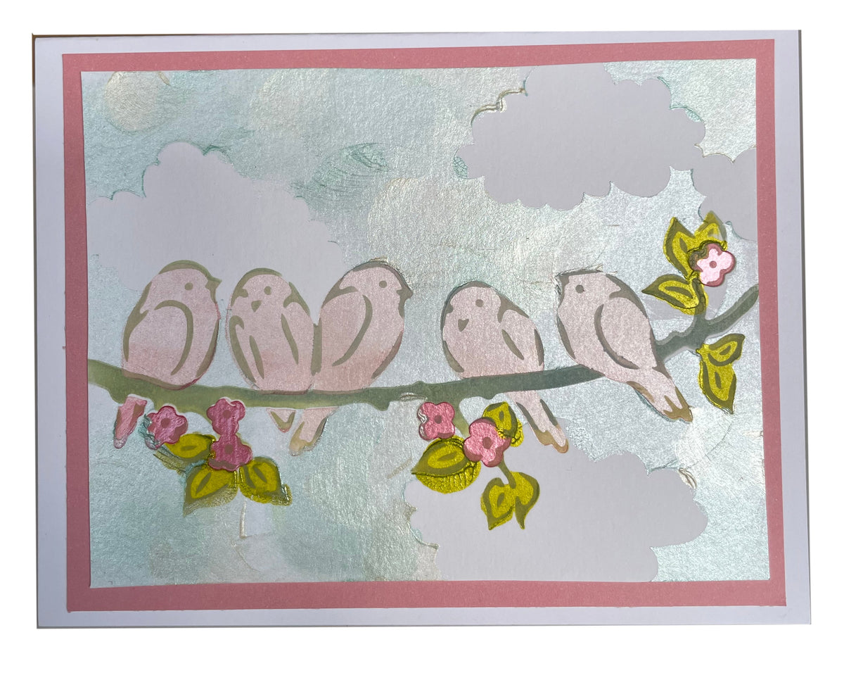 The Crafters Workshop Layered Birds on a Branch-5