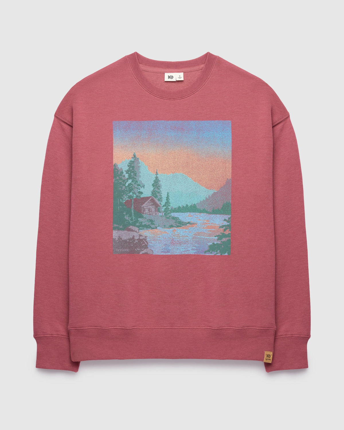 Washed Lakeshore Relaxed Crew-2