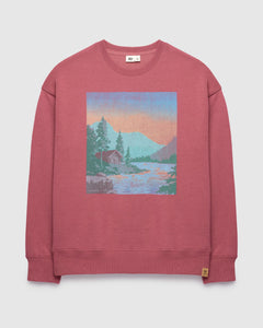 Washed Lakeshore Relaxed Crew-2