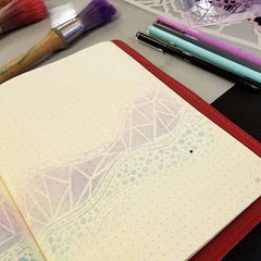 Pochoir The Crafters Workshop 6x6 Crazy Waves-2