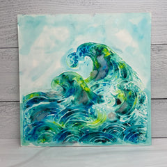 Gabarit The Crafters Workshop 15x15 cm Vague-5