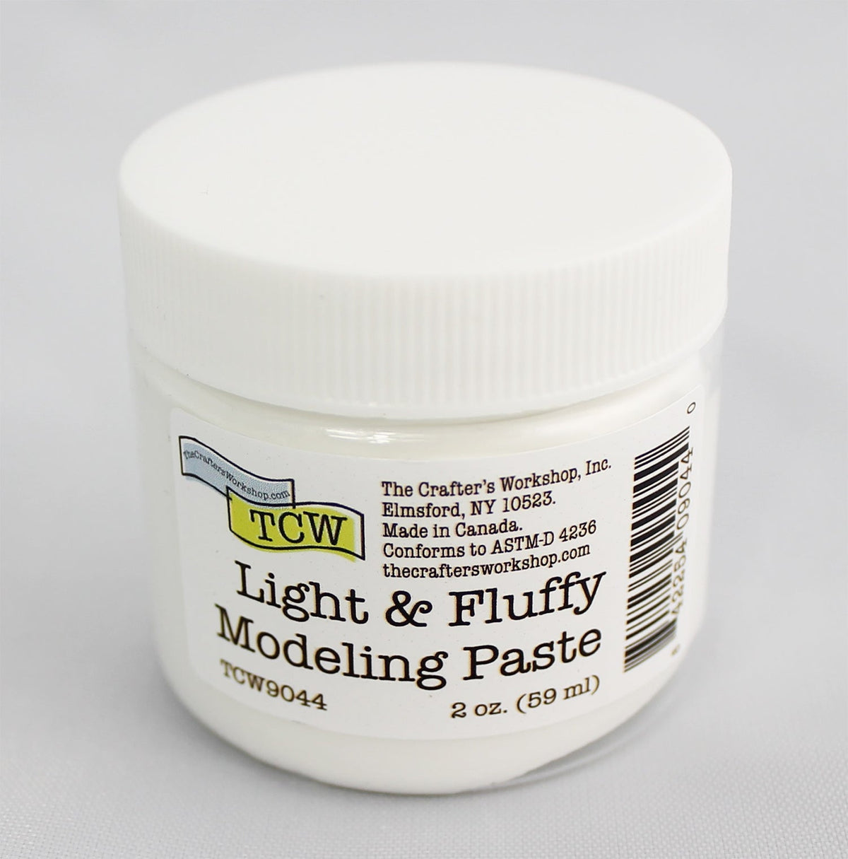 The Crafters Workshop (TCW) Light & Fluffy Modeling Paste 2oz.-1