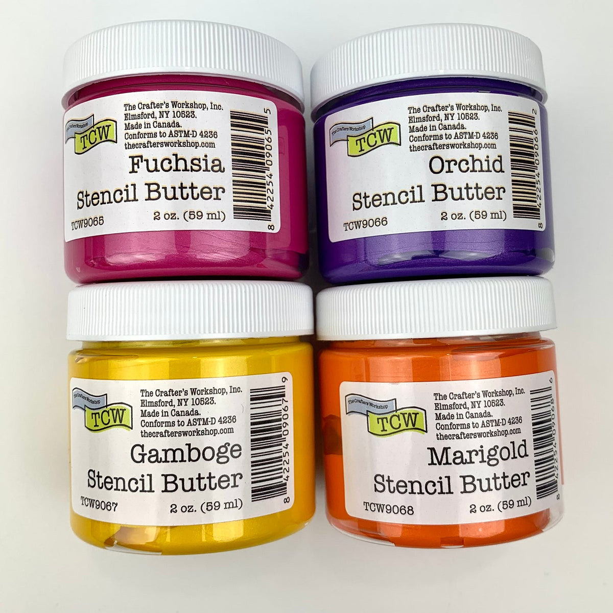 Pochoir Stencil Butter The Crafters Workshop (TCW), lot de 4, Mardi Gras-1