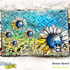 The Crafters Workshop 6x6 Stencil Summer Meadow-4