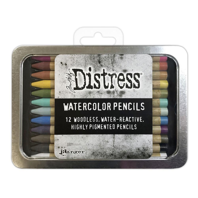 Tim Holtz Distress Watercolor Pencils 12/Pkg Set 1-1