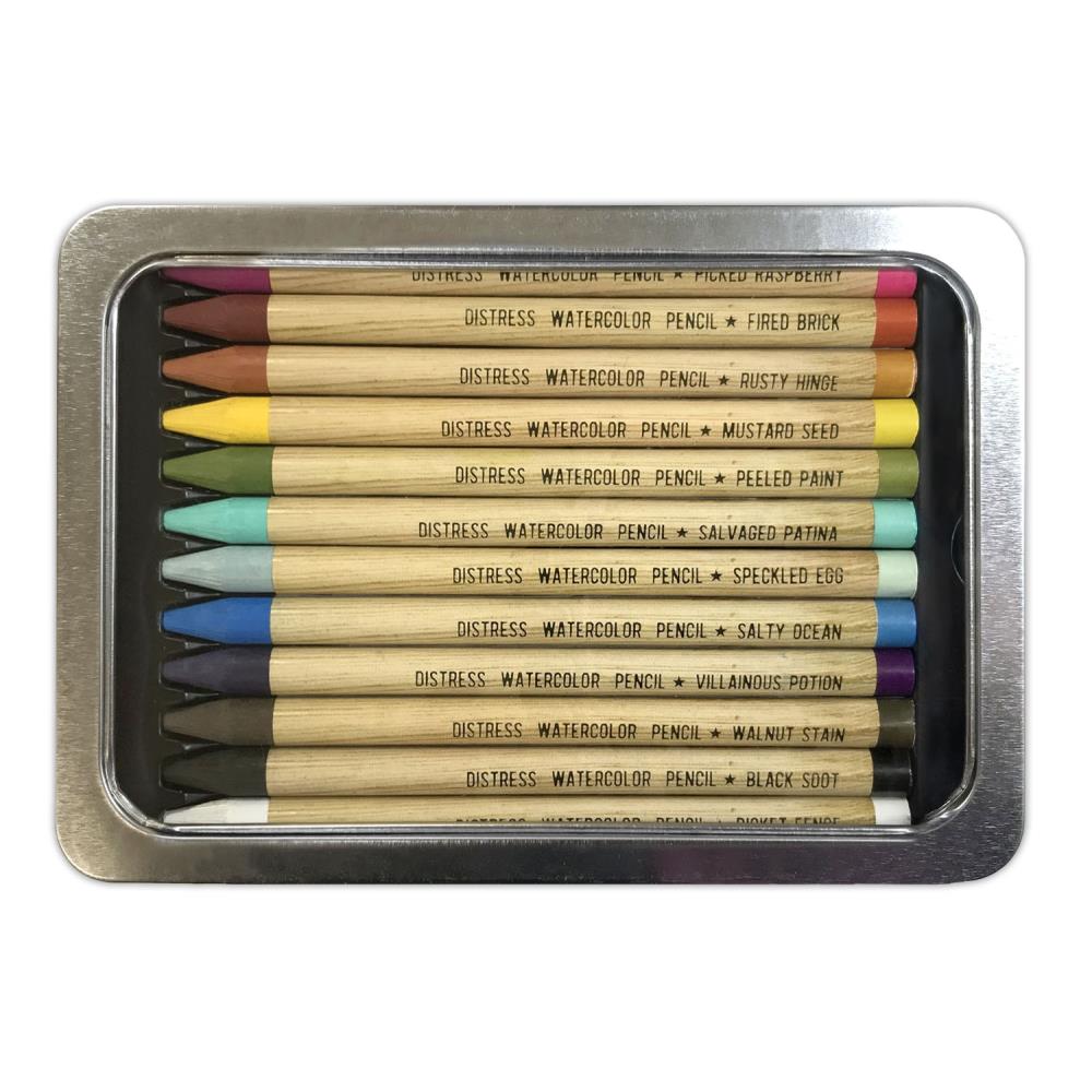 Tim Holtz Distress Watercolor Pencils 12/Pkg Set 1-2