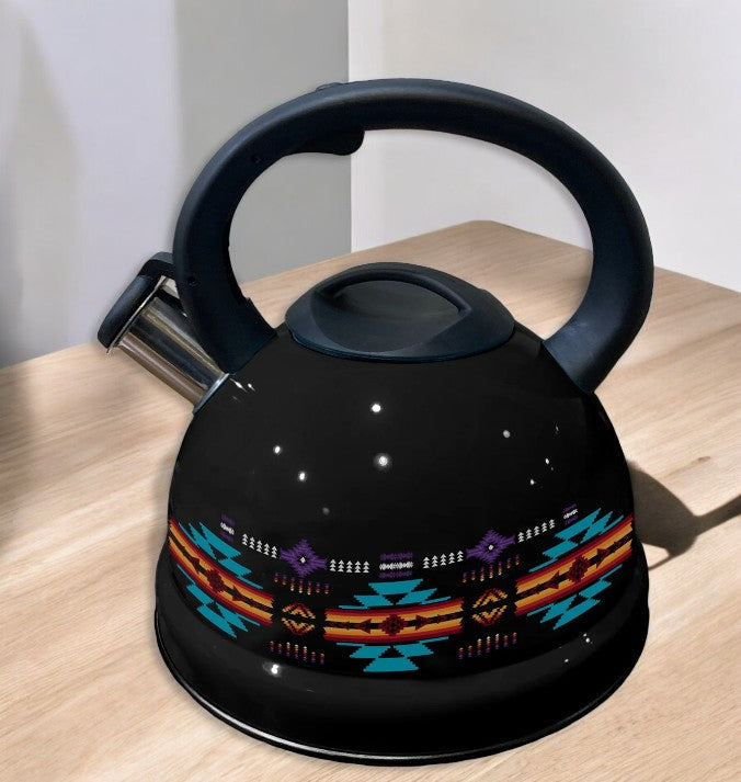 Black 3L Stainless Steel Tea Kettle-1