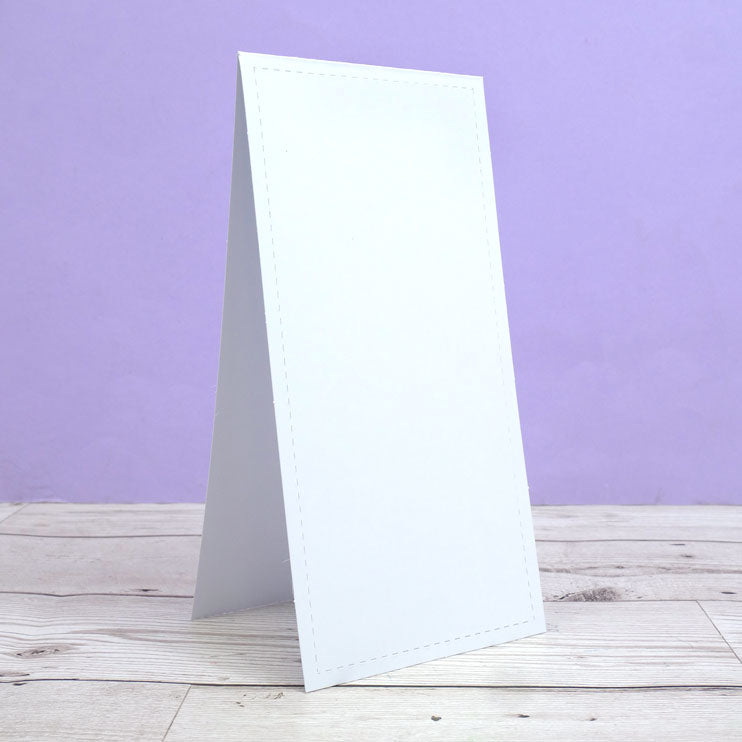 Stitched Edge Tent Fold Card Blanks & Envelopes - Size DL-1