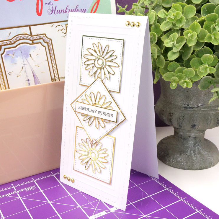 Stitched Edge Tent Fold Card Blanks & Envelopes - Size DL-4