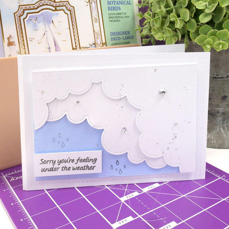 Stitched Edge Tent Fold Card Blanks & Envelopes - Size 7" x 5"-11