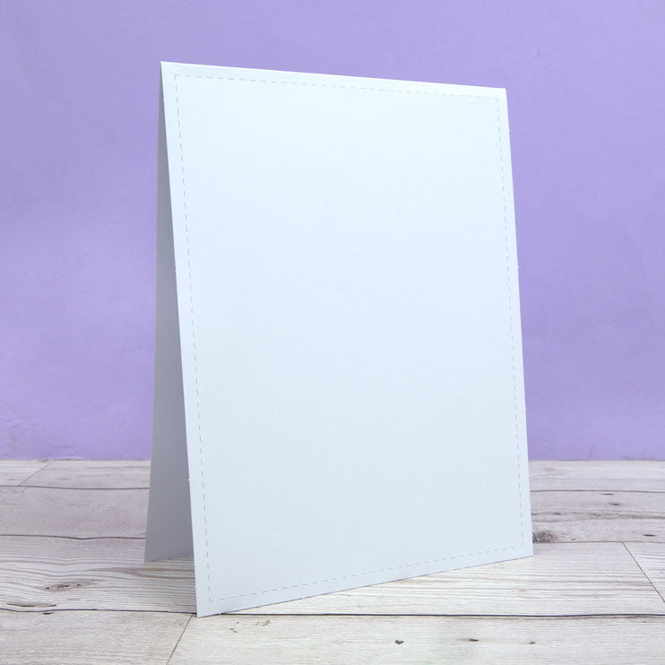 Stitched Edge Tent Fold Card Blanks & Envelopes - Size 8" x 6"-1