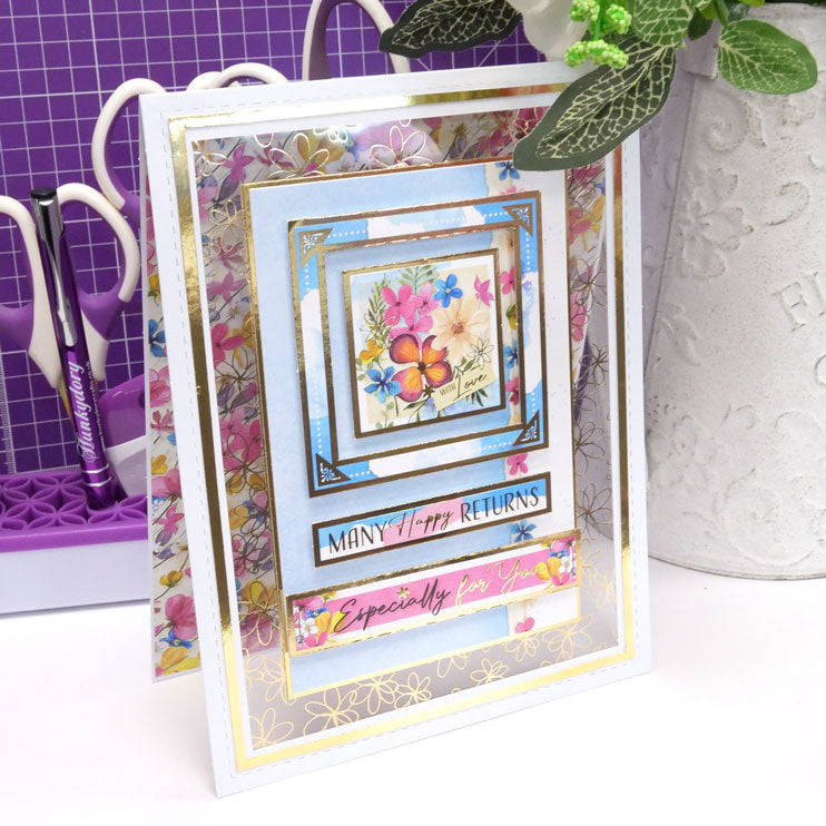 Stitched Edge Tent Fold Card Blanks & Envelopes - Size 8" x 6"-4