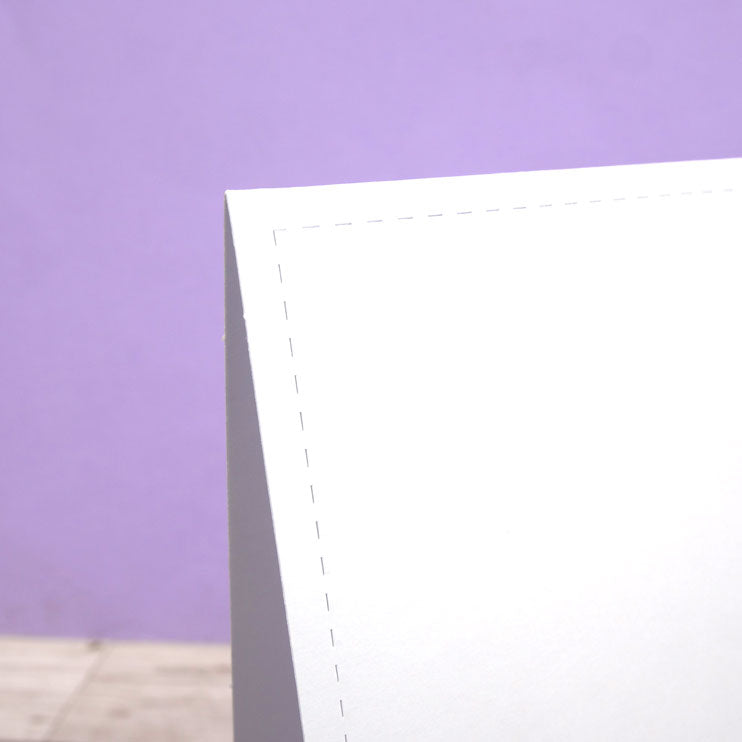 Stitched Edge Tent Fold Card Blanks & Envelopes - Size 8" x 6"-2