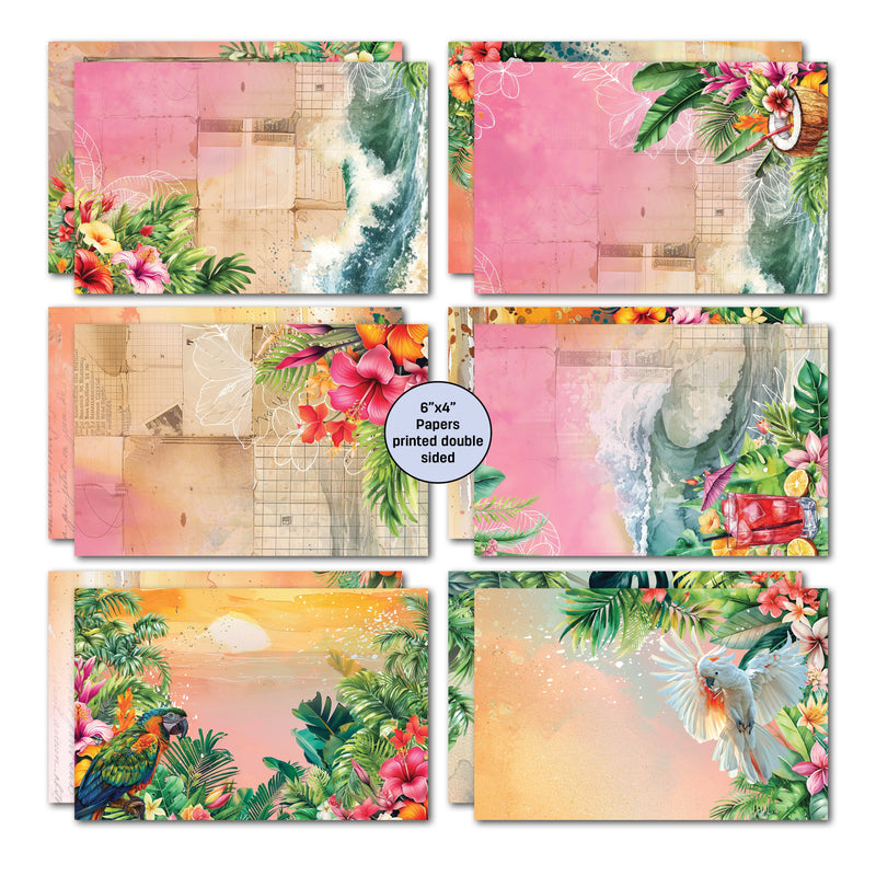 3Quarter Designs Tropic Excursion 6x4 Card Pack-3