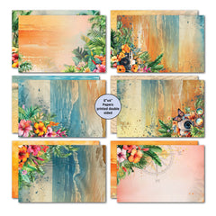 3Quarter Designs Tropic Excursion 6x4 Card Pack-4