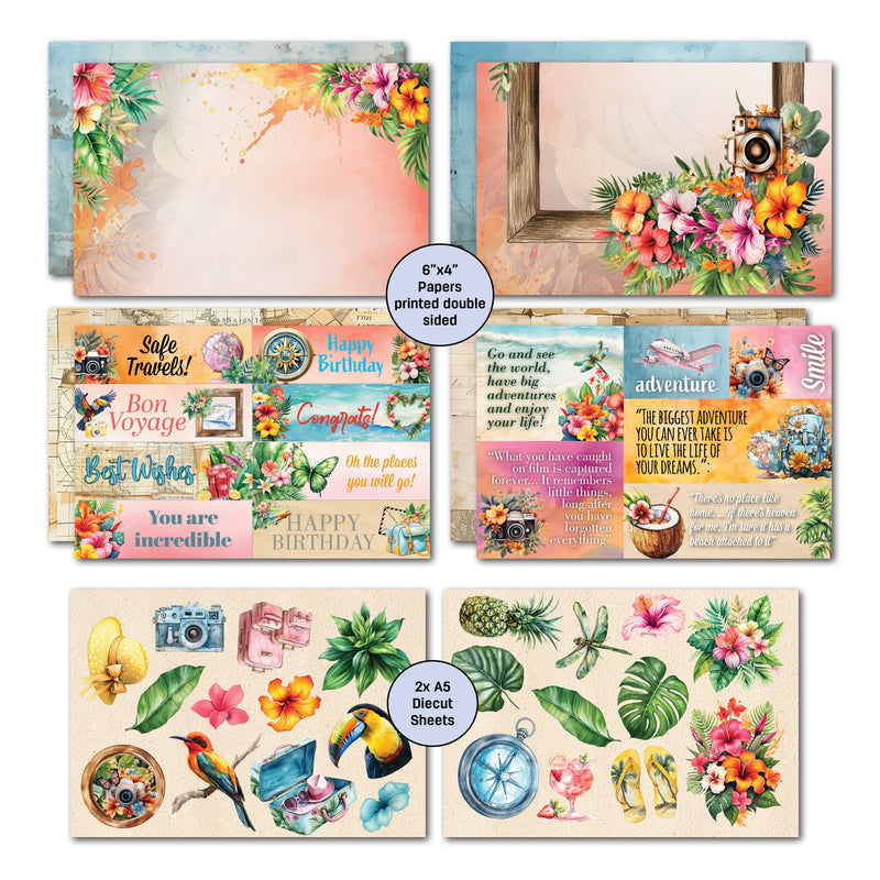 3Quarter Designs Tropic Excursion 6x4 Card Pack-5