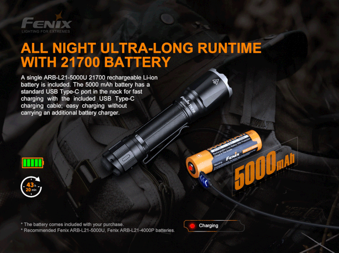 Fenix TK16 V2.0 3100 Lumen Tactical Flashlight-10