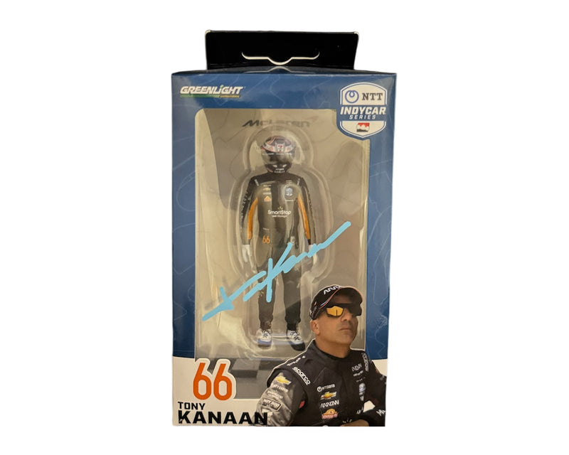 Tony Kanaan Autographed NTT IndyCar Series 1/18 Driver Figure-1