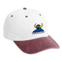 Toy Machine 'Monster' Strapback 6-Panel Cap - White-1