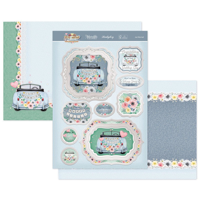 Just Married Luxury Topper Set-1