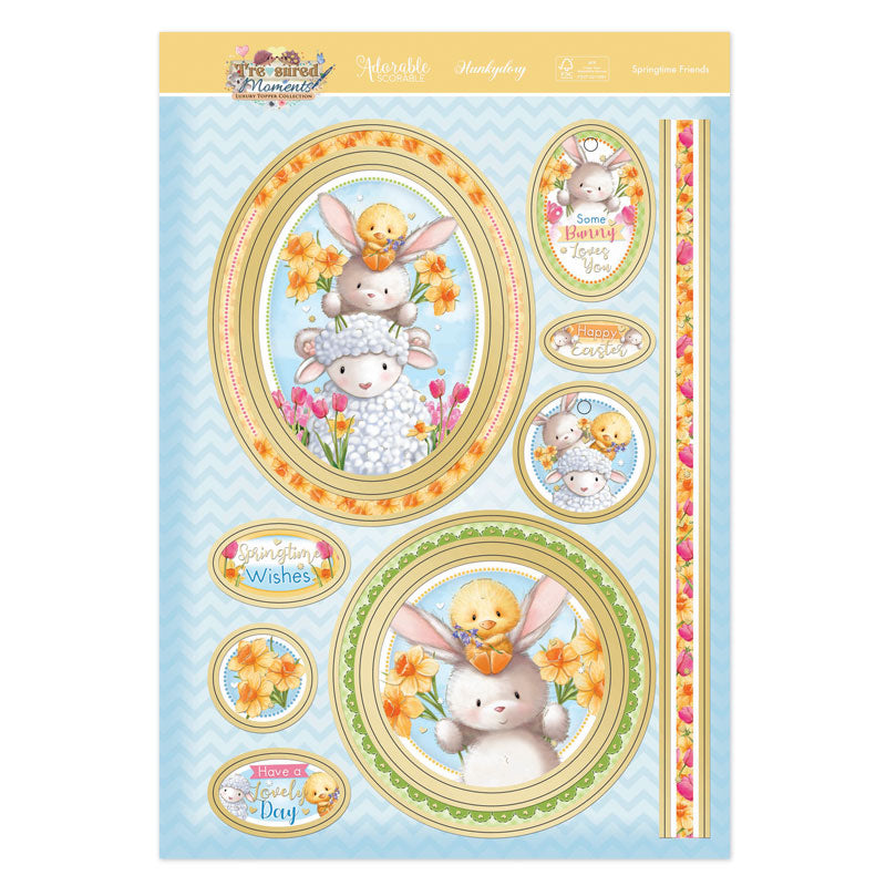 Springtime Friends Luxury Topper Set-2