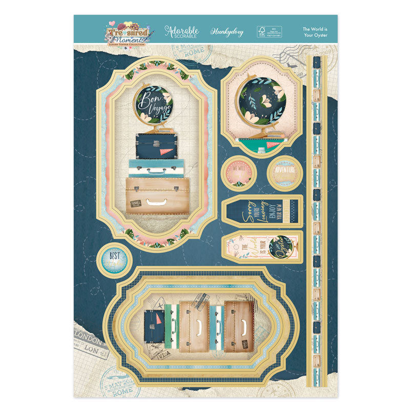 The World is Your Oyster Luxury Topper Set-2