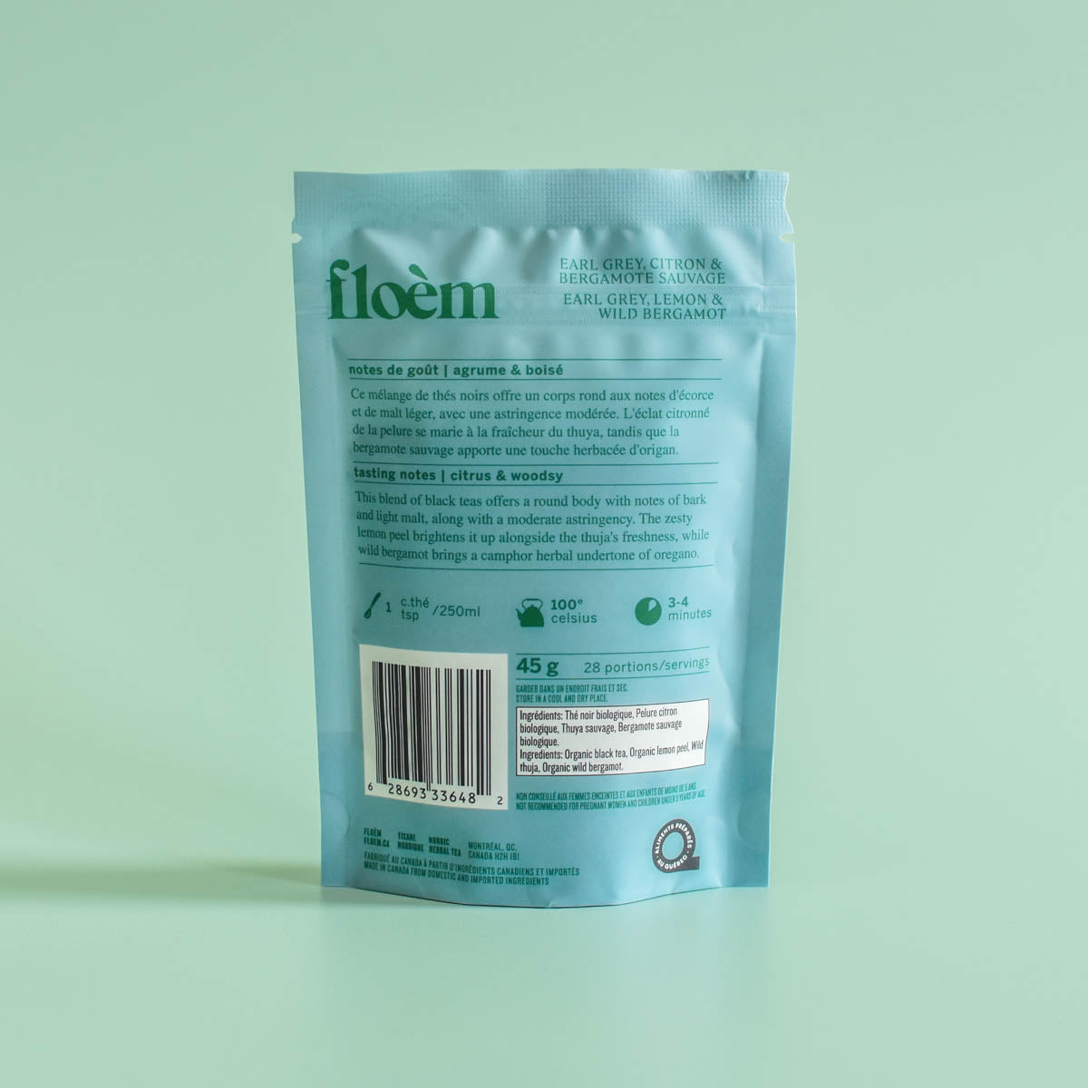 Loose Leaf Tea - Earl Grey Black Tea, Lemon & Wild Bergamot-5