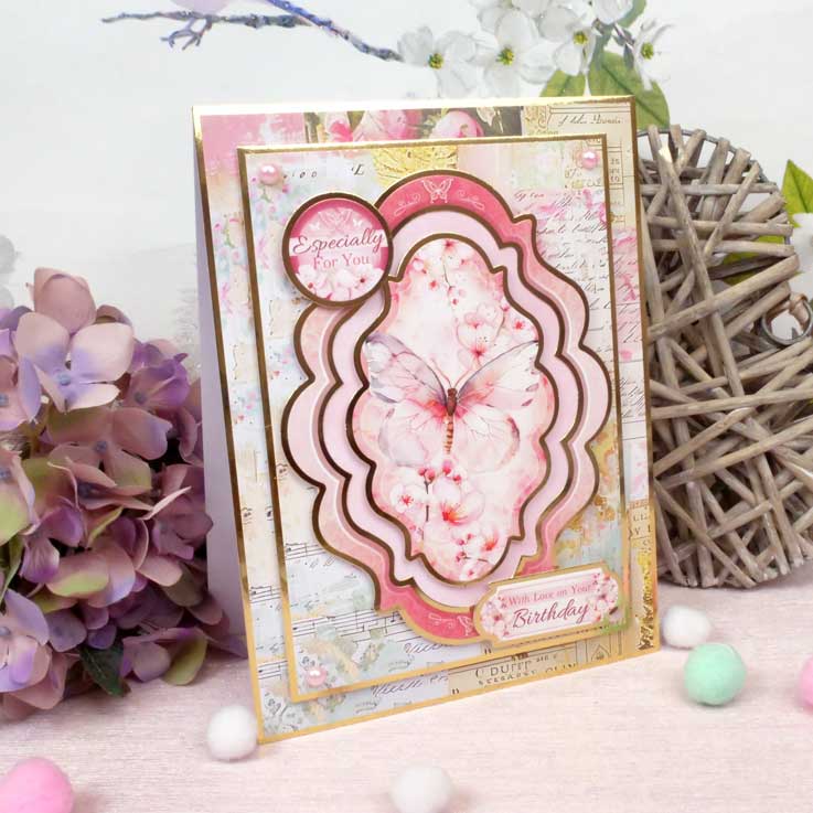 Fluttering Hearts Card Topper Sheet-2