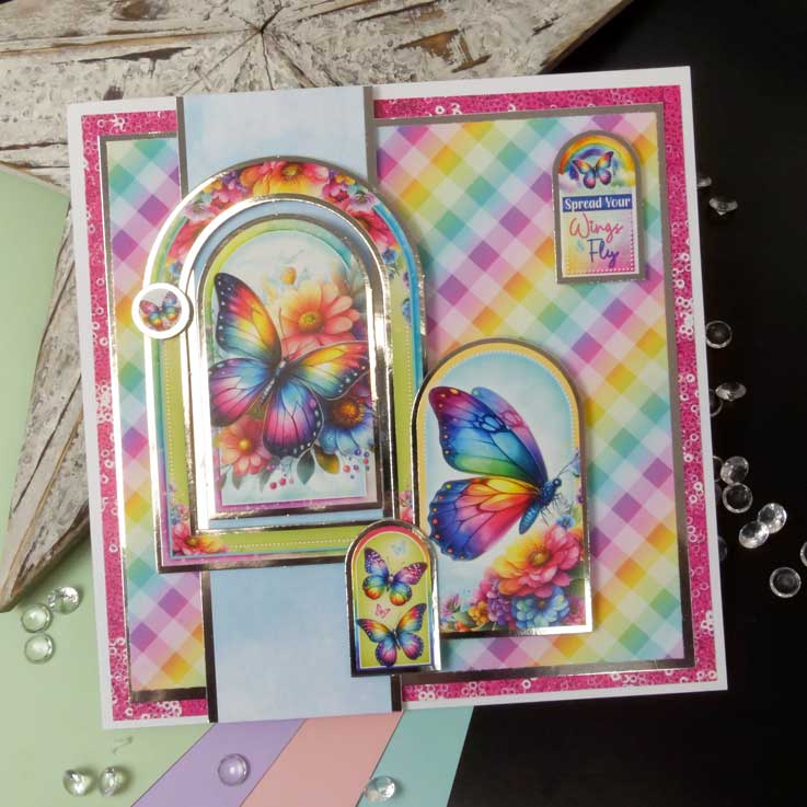 Card Topper Pads - Beautiful Butterflies-13