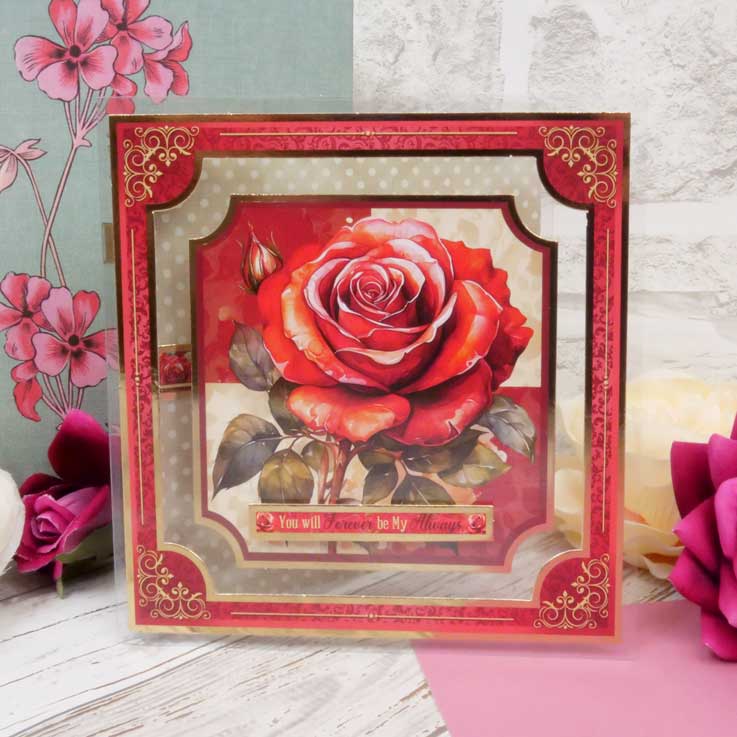 Red, Red Roses Card Topper Sheet-2