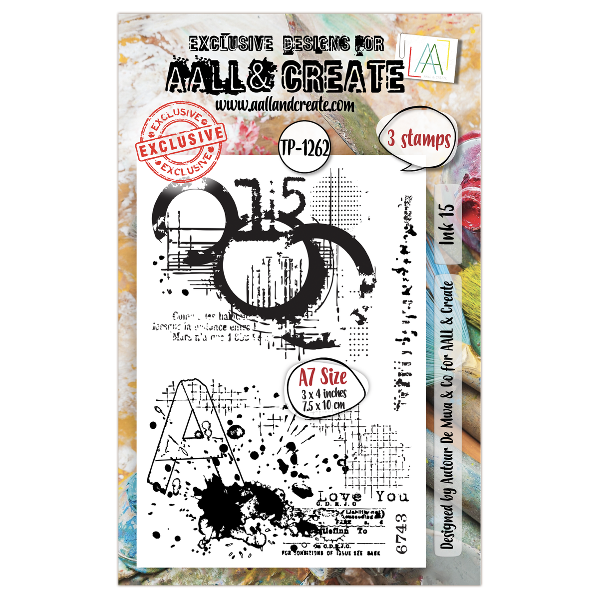 AALL and Create - A7 Stamp Set - Ink 15-1